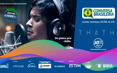 Imagem ilustrativa da imagem Confirmada no Festival A TARDE FM, Thathi é a convidada do Conversa Brasileira