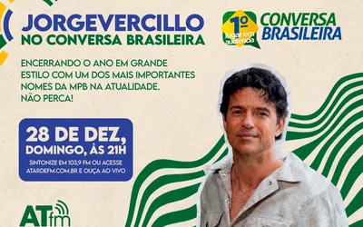Imagem ilustrativa da imagem Conversa Brasileira celebra a carreira de Jorge Vercillo
