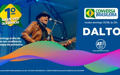 Imagem ilustrativa da imagem Conversa Brasileira deste domingo (31) recebe Dalto