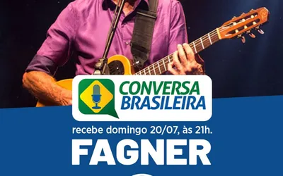 Imagem ilustrativa da imagem Fagner é o convidado do Conversa Brasileira deste domingo, 20
