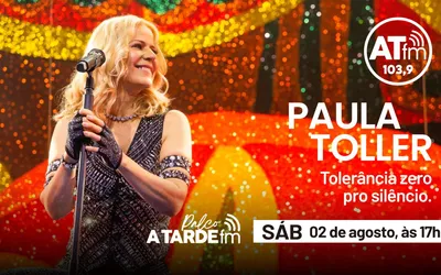 Imagem ilustrativa da imagem Paula Toller é a atração do Palco A Tarde FM; cantora faz show neste domingo