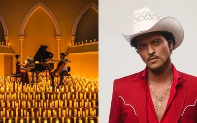 Imagem ilustrativa da imagem Candlelight anuncia edição em homenagem a Bruno Mars no Palacete Tirachapéu