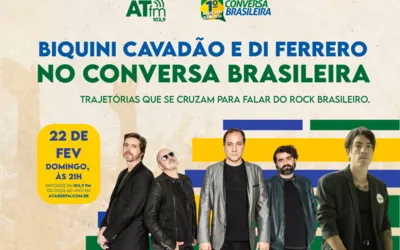 Imagem ilustrativa da imagem Conversa Brasileira recebe Biquini Cavadão e Di Ferrero