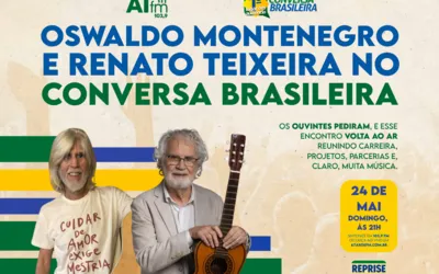 Imagem ilustrativa da imagem Conversa Brasileira reprisa programa com Oswaldo Montenegro e Renato Teixeira