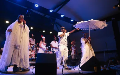 Imagem ilustrativa da imagem Cortejo Afro celebra o Dia dos Namorados com show na Casa Rosa