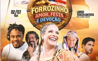 Imagem ilustrativa da imagem Forrozinho reúne Sarajane e convidados