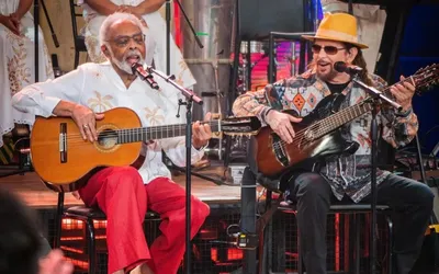 Imagem ilustrativa da imagem Gil fará participação especial no show de Geraldo Azevedo em Salvador