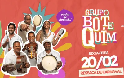 Imagem ilustrativa da imagem Grupo Botequim promove ressaca de carnaval