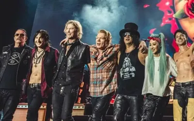 Imagem ilustrativa da imagem Guns N’ Roses inicia turnê sem tecladista e leva novidades ao repertório