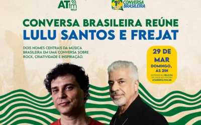 Imagem ilustrativa da imagem Lulu Santos e Frejat no Conversa Brasileira deste domingo (29)
