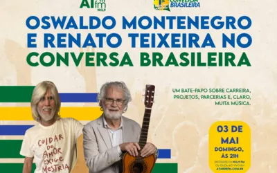 Imagem ilustrativa da imagem Oswaldo Montenegro e Renato Teixeira são os convidados do Conversa Brasileira