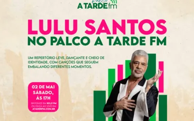 Imagem ilustrativa da imagem Palco A Tarde FM celebra os 73 anos de Lulu Santos