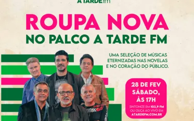 Imagem ilustrativa da imagem Palco A Tarde FM relembra os sucessos do Roupa Nova
