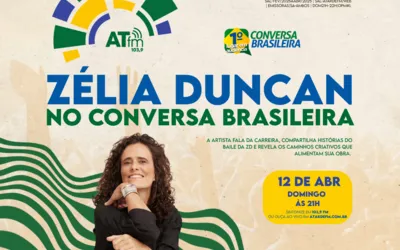 Imagem ilustrativa da imagem Zélia Duncan participa do Conversa Brasileira deste domingo (12)