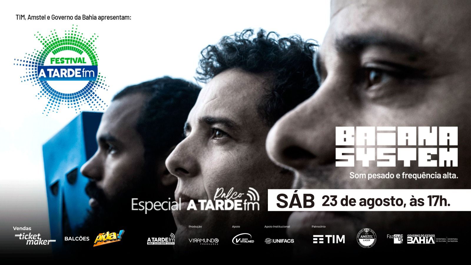 Imagem ilustrativa da imagem Atração do Festival A TARDE FM, Baiana System é destaque do Palco deste sábado