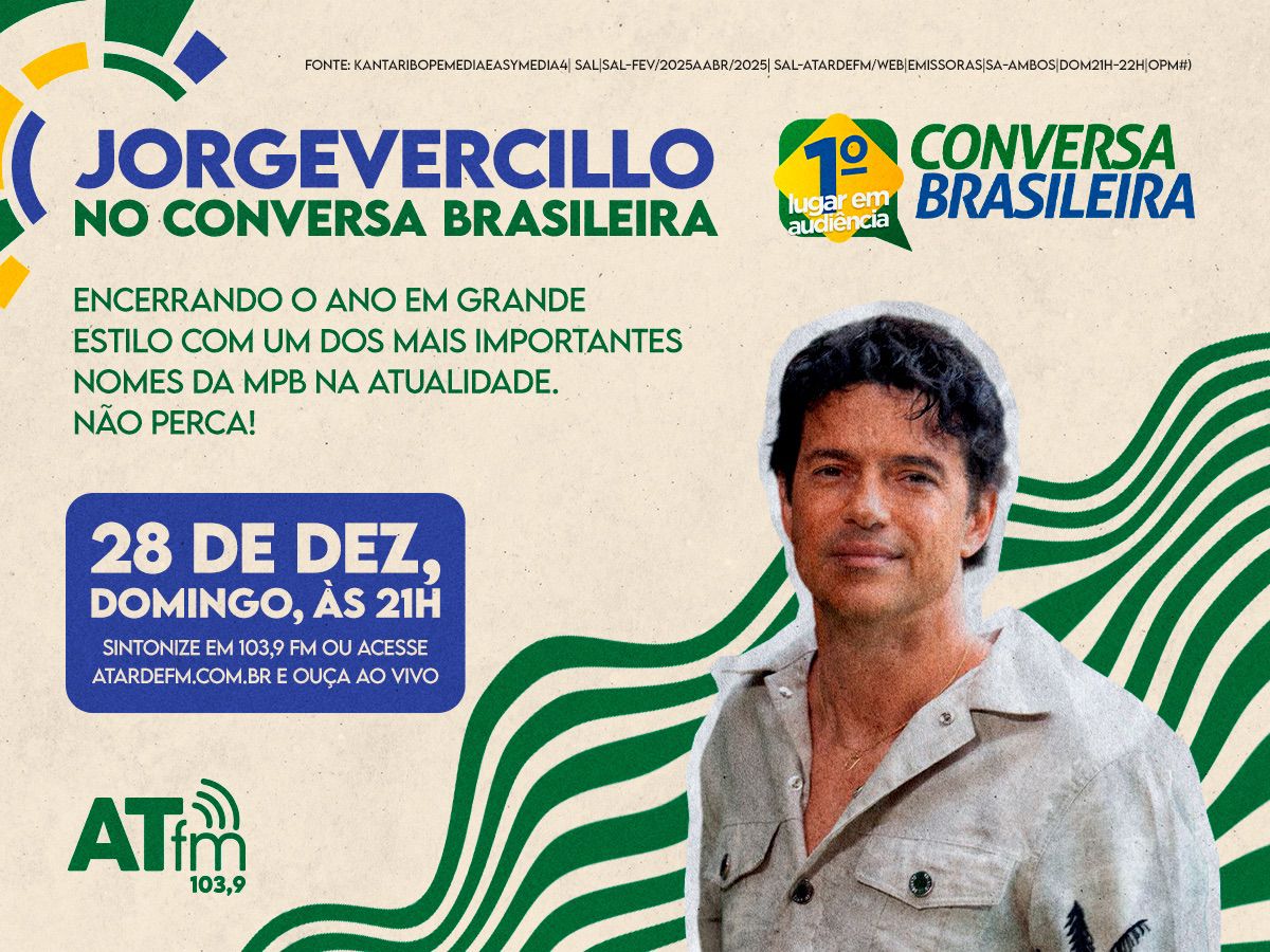 Imagem ilustrativa da imagem Conversa Brasileira celebra a carreira de Jorge Vercillo