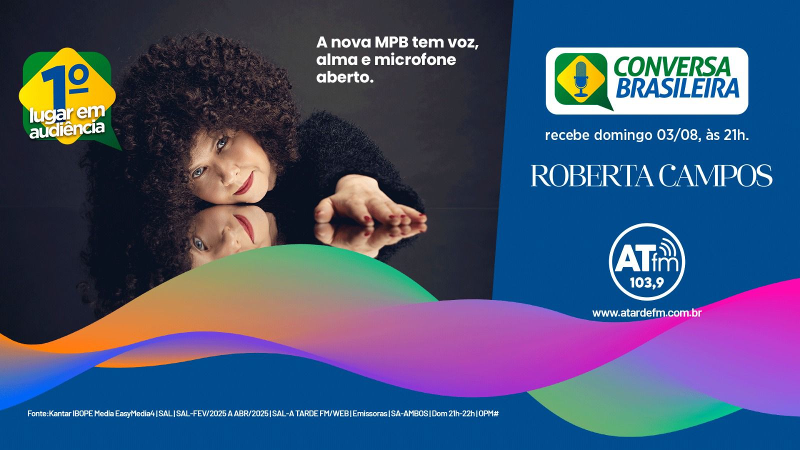 Imagem ilustrativa da imagem Roberta Campos é a convidada do Conversa Brasileira