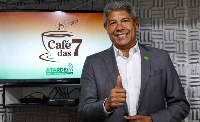 Jerônimo Rodrigues concede entrevista ao vivo ao Grupo A TARDE nesta quinta (29)