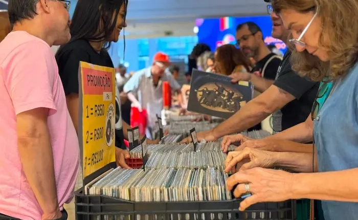 Shopping de Salvador recebe feira de vinil com mais de mil discos
