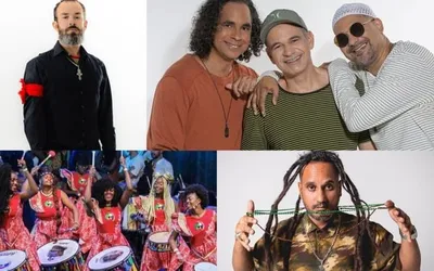 Imagem ilustrativa da imagem Adão Negro homenageia Bob Marley na Concha Negra