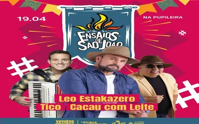 Imagem ilustrativa da imagem Leo Estakazero abre temporada dos Ensaios de São João