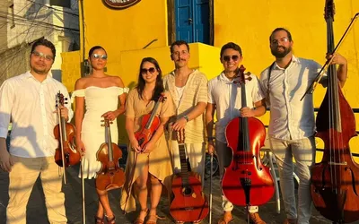 Imagem ilustrativa da imagem Tiri apresenta show na Sala do Coro do TCA com o Quinteto da Bahia