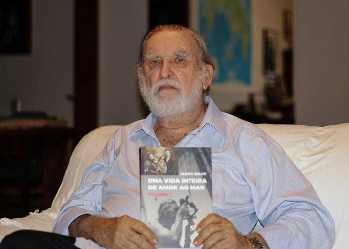 Imagem ilustrativa da imagem Aleixo Belov lança sua autobiografia Uma Vida Inteira de Amor ao Mar