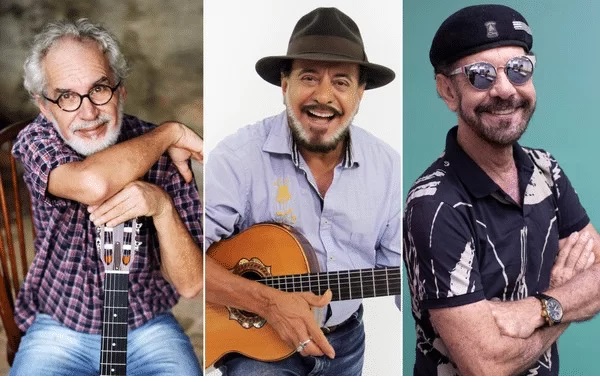 Imagem ilustrativa da imagem Elomar, Xangai e Renato Teixeira se apresentam na Concha Acústica