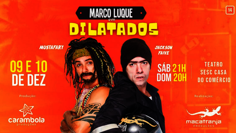 Imagem ilustrativa da imagem Marco Luque em espetáculo “Dilatados”