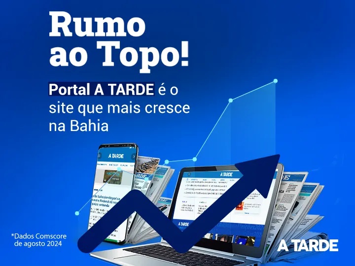 Imagem ilustrativa da imagem Portal A TARDE é o que mais cresce em usuários na Bahia