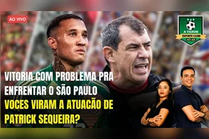 VITÓRIA COM PROBLEMA PRA ENFRENTAR O SP + VOCÊS VIRAM A ATUAÇÃO DE PATRICK SEQUE
